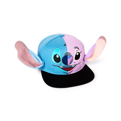 Stitch and Angel 3D Snapback Hat - Lilo & Stitch