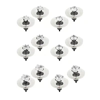 Multi-Pack CZ Round and Square Cut Stud Earrings - 6 Pair