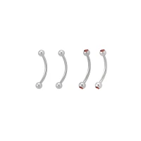 Multi-Pack Redstone Curved Barbells 4 Pack - 16 Gauge