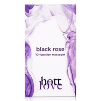 Black Rose 10-Function Massager 3 Inch - Hott Love