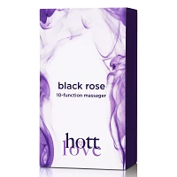 Black Rose 10-Function Massager 3 Inch - Hott Love