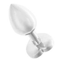 Sweet Heart Metal Butt Plug 3 Inch - Hott Love