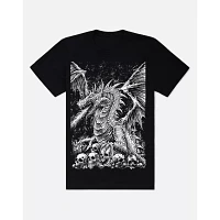 Dragon with Skulls T Shirt - VampireFreaks