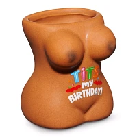Tits My Birthday Molded Shot Glass - 2 oz.