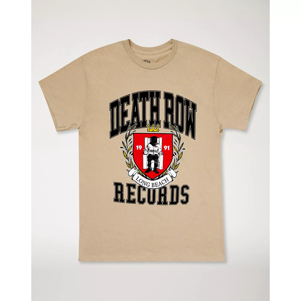 Death Row Records Varsity T Shirt