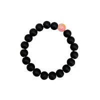 Multi-Pack Peach and Black Long Distance Beaded Bracelets - 2 Pack