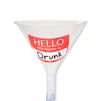 Hello My Name is Drunk Double Beer Bong