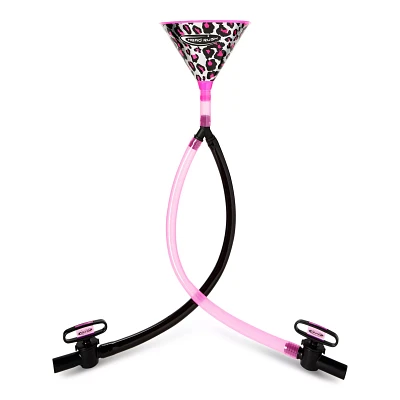 Pink Leopard Print Beer Bong