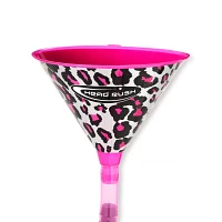 Pink Leopard Print Beer Bong