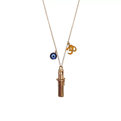 Rose Gold Sandalwood Oil Diffuser Necklace