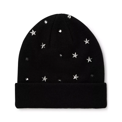 Spike and Star Knit Hat