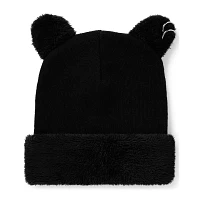 3D Ears With Silver Rings Knit Hat