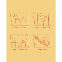 Explore 8-Function Double-Ended Rechargeable Waterproof Vibrator 13.8 Inch – Phluid