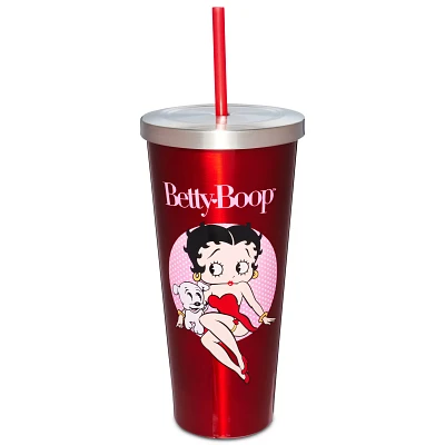 Betty Boop Cup with Straw 24 oz. - Betty Boop