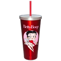 Betty Boop Cup with Straw 24 oz. - Betty Boop