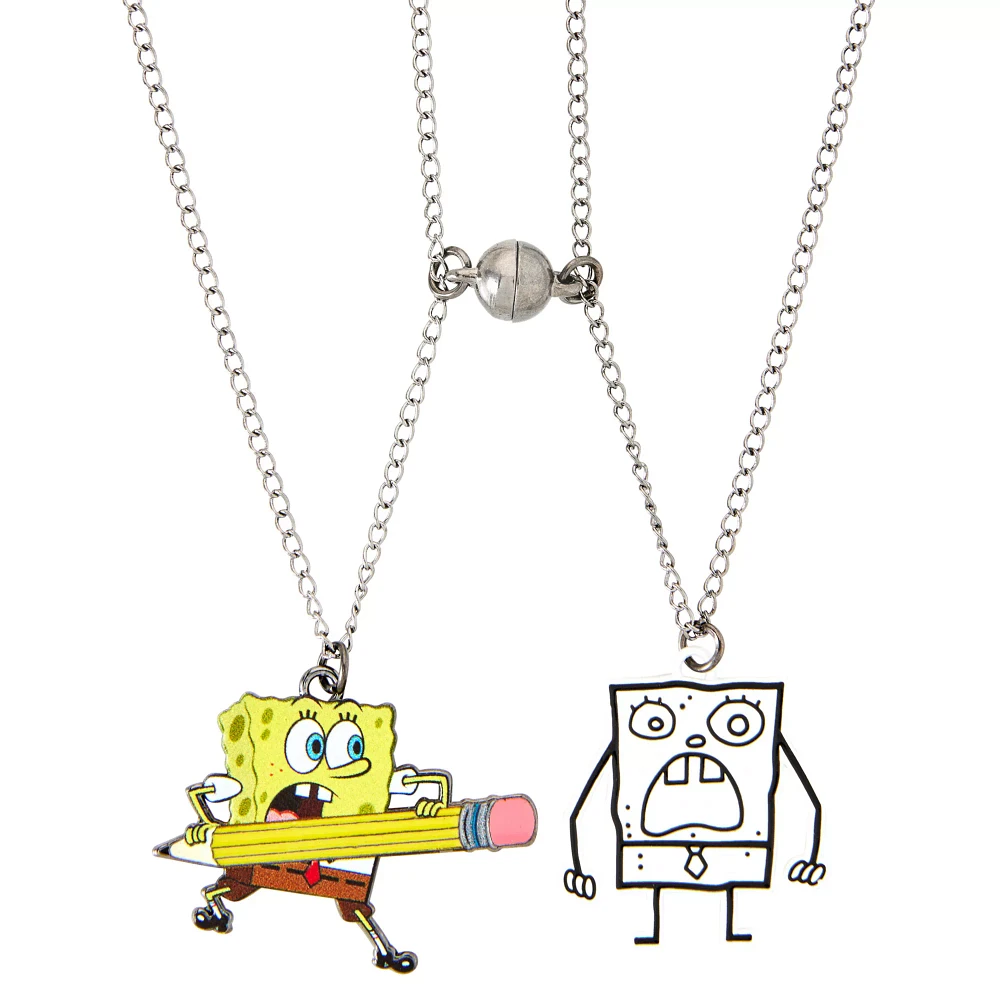 Multi-Pack SpongeBob SquarePants and DoodleBob Magnetic Bestie Necklaces - 2 Pack