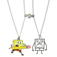 Multi-Pack SpongeBob SquarePants and DoodleBob Magnetic Bestie Necklaces - 2 Pack