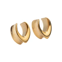 Gold-Plated Teardrop Saddle Tunnels