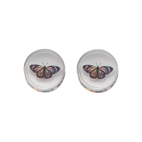 Acrylic Resin Butterfly Plugs - 00 Gauge