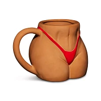 Brown Bikini Butt Molded Coffee Mug - 17 oz.