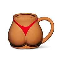 Brown Bikini Butt Molded Coffee Mug - 17 oz.