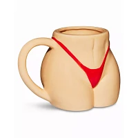 Beige Bikini Butt Molded Coffee Mug - 17 oz.