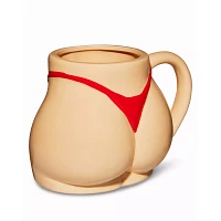 Beige Bikini Butt Molded Coffee Mug - 17 oz.