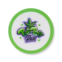 Puff Puff Pass Round Ashtray with Lid