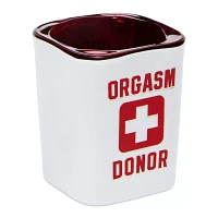 Orgasm Donor Square Shot Glass - 2 oz.
