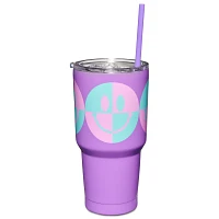 Smile Block Travel Tumbler with Straw - 30 oz.
