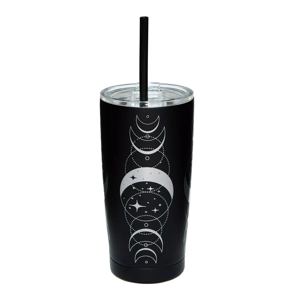 Moon Phase Cup with Straw - 20 oz.