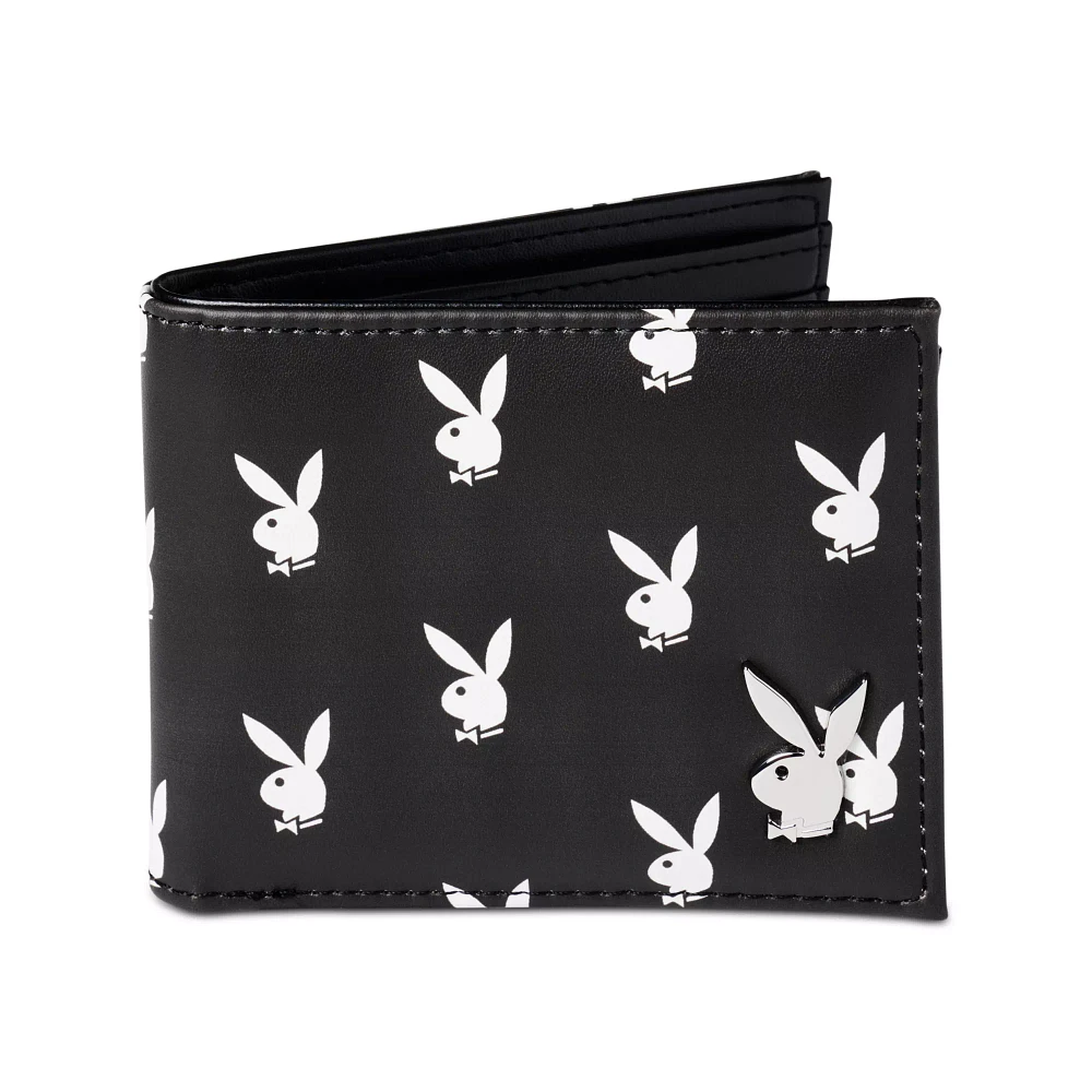 Black Playboy Bunny Bifold Wallet