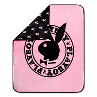 Playboy Circle Logo Fleece Blanket