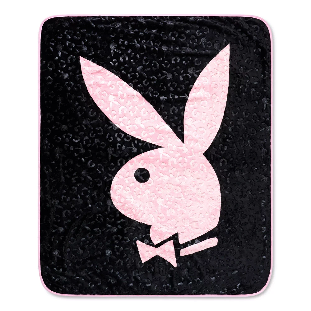 Playboy Bunny Logo Fleece Blanket