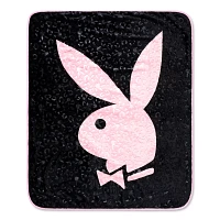 Playboy Bunny Logo Fleece Blanket