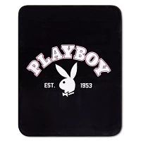 Pink Playboy Plaid Fleece Blanket