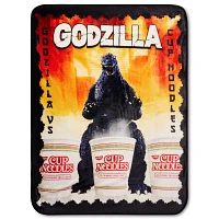 Godzilla Cup Noodles Fleece Blanket