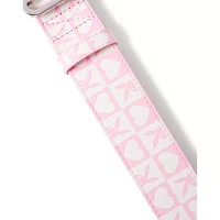 Playboy Pink and White Belt