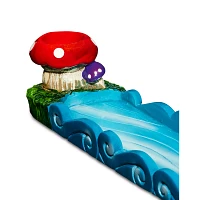 Mushroom Frog Flat Incense Burner
