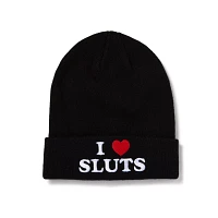 I Heart Sluts Cuff Beanie Hat - Danny Duncan