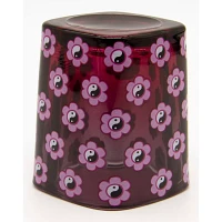 Yin Yang Flower Square Shot Glass - 2 oz.