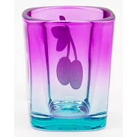 Ombre Cherry Icon Square Shot Glass - 2 oz.