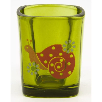 Snail Icon Square Shot Glass - 2 oz.