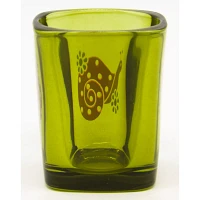 Snail Icon Square Shot Glass - 2 oz.