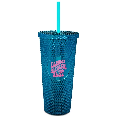 Do What Makes You Happy Cup with Straw - 24 oz.