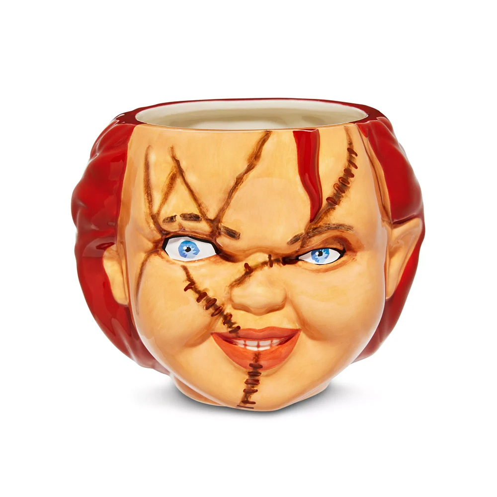 Molded Chucky Head Mug - 20 oz.