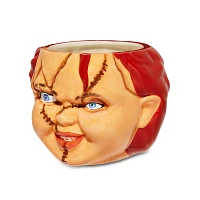 Molded Chucky Head Mug - 20 oz.