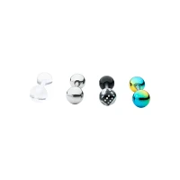 Multi-Pack Dice and Multi-Color Barbells 4 Pack - 14 Gauge