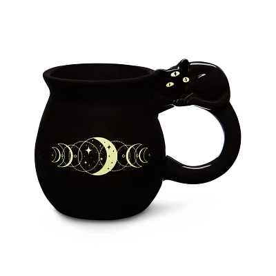 Mystic Cat Molded Coffee Mug - 17 oz.