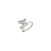Cluster CZ Butterfly Ear Cuff